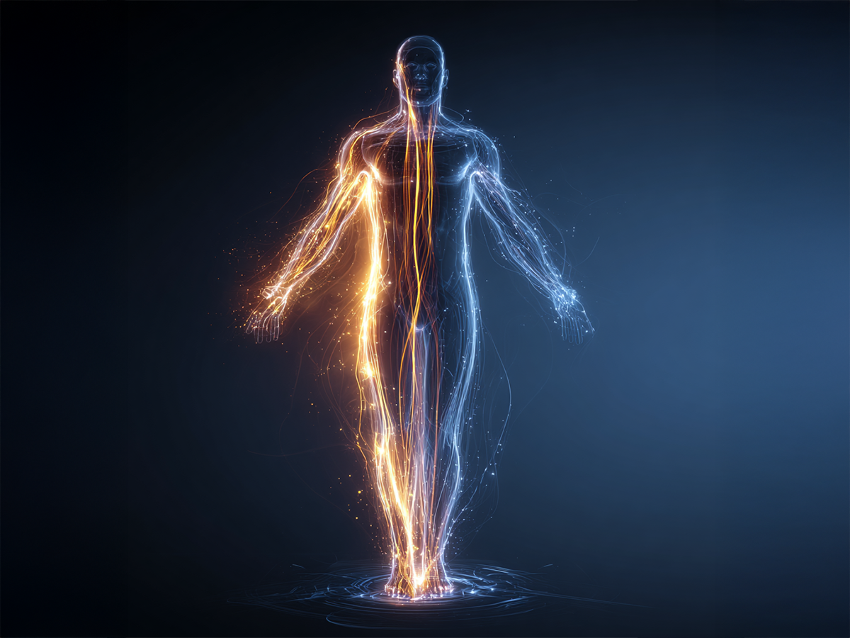 Bild Energiefluss Mensch